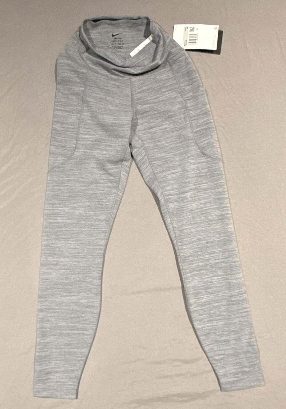 Nike One Dri-FIT High-Rise 7/8 Training Tights Heather Grey XS